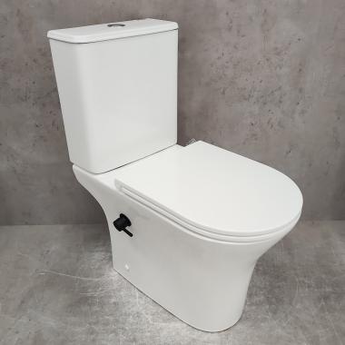 Унитаз Bloomix Bingo 1217SB bidet black безободковый с функцией биде и смесителем