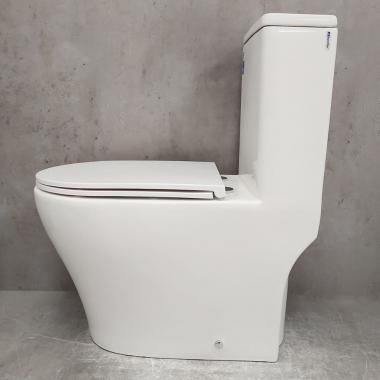 Унитаз Bloomix S-Class 3.0 2379TVV/UF1 моноблок безободковый торнадо вертикальный выпуск