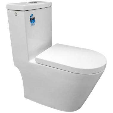 Унитаз Bloomix Prima MD5076R/UF2 Ceramic+ моноблок безободковый