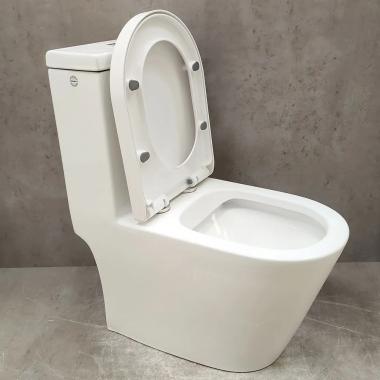 Унитаз Bloomix Prima MD5076R/UF2 Ceramic+ моноблок безободковый