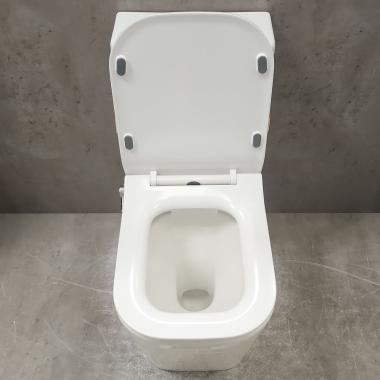 Унитаз Bloomix S-Line 2324SB/UF3 моноблок безободковый с функцией биде и смесителем