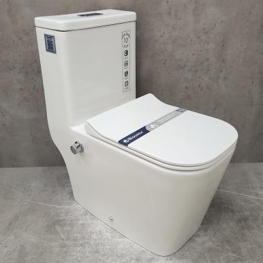 Унитаз Bloomix S-Line 2324SB/UF3 моноблок безободковый с функцией биде и смесителем