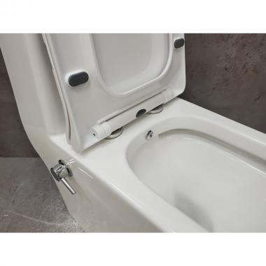 Унитаз Bloomix S-Line 2324SB/UF3 моноблок безободковый с функцией биде и смесителем