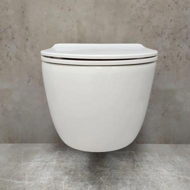 Инсталляция Grohe 38772001 + унитаз Bloomix Diva MD1214SB/UF3 bidet black безободковый с биде и смесителем