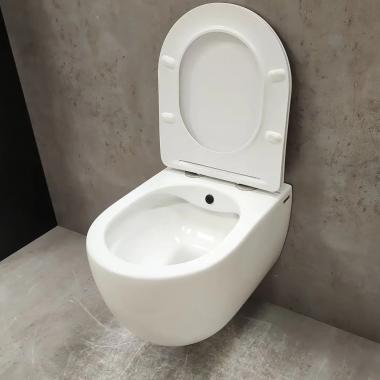 Инсталляция TECE 9400401-9240407 + унитаз Bloomix Diva MD1214SB/UF3 bidet black безободковый с функцией биде и смесителем