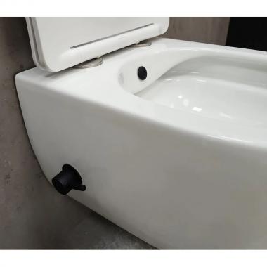 Инсталляция TECE 9400412 + унитаз Bloomix Diva MD1214SB/UF3 bidet black безободковый с функцией биде и смесителем
