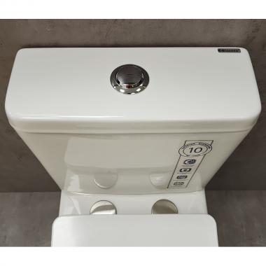 Унитаз Bloomix Bravos MT3127TSB/UF1 безободковый торнадо с функцией биде и смесителем