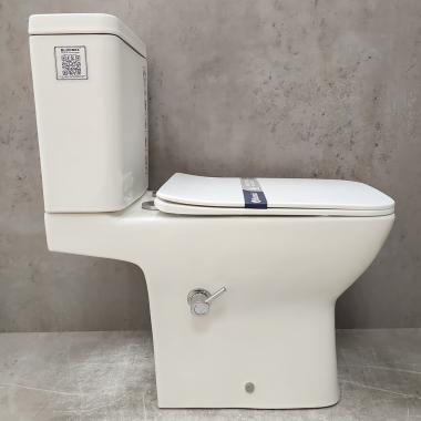 Унитаз Bloomix Bravos MT3127TSB/UF1 безободковый торнадо с функцией биде и смесителем
