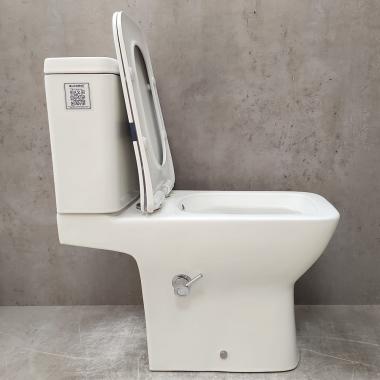 Унитаз Bloomix Bravos MT3127TSB/UF1 безободковый торнадо с функцией биде и смесителем