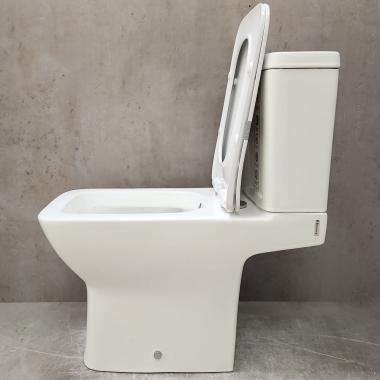Унитаз Bloomix Bravos MT3127TSB/UF1 безободковый торнадо с функцией биде и смесителем