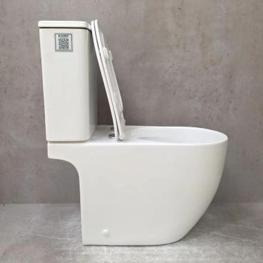 Унитаз Bloomix Casper AD3144T/UF1 безободковый торнадо