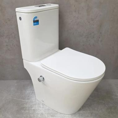 Унитаз Bloomix Lime 3.0 AD3055TSB/UF1 Ceramic+ безободковый торнадо с функцией биде и смесителем