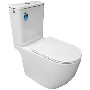 Унитаз Bloomix Casper AD3144T/UF1 Ceramic+ безободковый торнадо