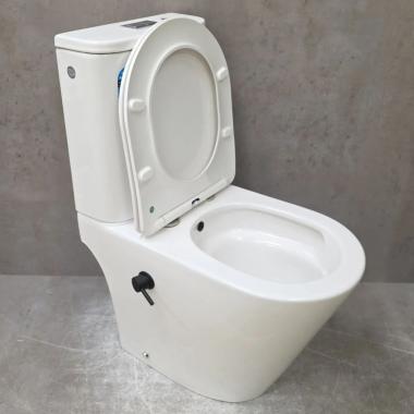 Унитаз Bloomix Lime 3.0 AD3055TSB/UF1 Ceramic+ bidet black безободковый торнадо с функцией биде и смесителем