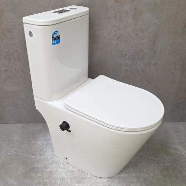 Унитаз Bloomix Lime 3.0 AD3055TSB/UF1 Ceramic+ bidet black безободковый торнадо с функцией биде и смесителем