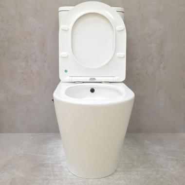 Унитаз Bloomix Lime 3.0 AD3055TSB/UF1 Ceramic+ bidet black безободковый торнадо с функцией биде и смесителем