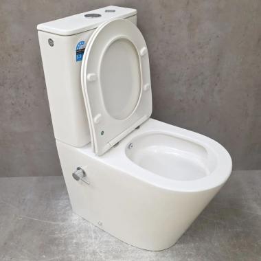 Унитаз Bloomix Salchow 3.0 AD3093TSB/UF1 Ceramic+ безободковый торнадо с функцией биде и смесителем