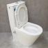 Унитаз Bloomix Salchow 3.0 AD3093TSB/UF1 Ceramic+ безободковый торнадо с функцией биде и смесителем