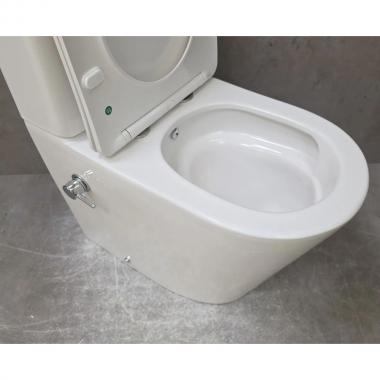 Унитаз Bloomix Salchow 3.0 AD3093TSB/UF1 Ceramic+ безободковый торнадо с функцией биде и смесителем