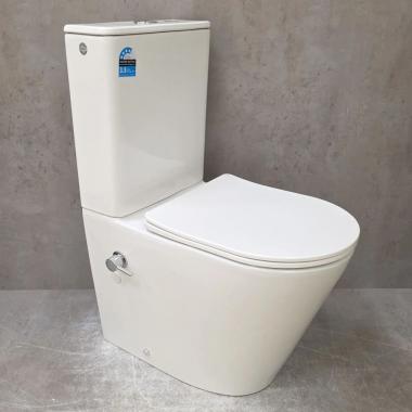 Унитаз Bloomix Salchow 3.0 AD3093TSB/UF1 Ceramic+ безободковый торнадо с функцией биде и смесителем