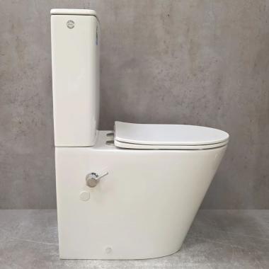 Унитаз Bloomix Salchow 3.0 AD3093TSB/UF1 Ceramic+ безободковый торнадо с функцией биде и смесителем