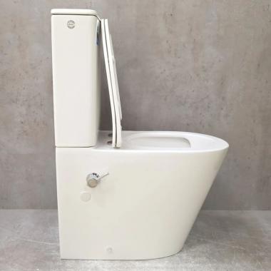 Унитаз Bloomix Salchow 3.0 AD3093TSB/UF1 Ceramic+ безободковый торнадо с функцией биде и смесителем