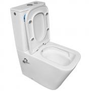 Унитаз Bloomix X-Cube 3.0 AD3003TSB/UF1 Ceramic+ безободковый торнадо с функцией биде и смесителем