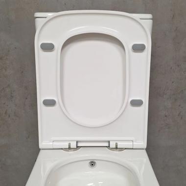 Унитаз Bloomix X-Cube 3.0 AD3003TSB/UF1 Ceramic+ безободковый торнадо с функцией биде и смесителем