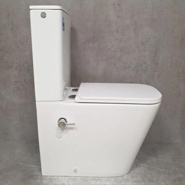 Унитаз Bloomix X-Cube 3.0 AD3003TSB/UF1 Ceramic+ безободковый торнадо с функцией биде и смесителем