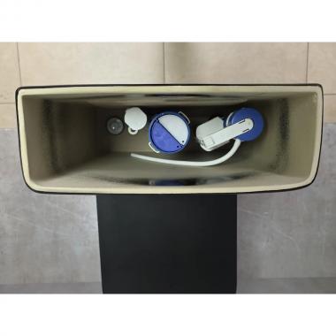 Унитаз Bloomix Black Barron 3.0 AD3091SBT/UF1 Ceramic+ bidet black безободковый торнадо с функцией биде и смесителем