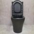 Унитаз Bloomix Black Barron 3.0 AD3091SBT/UF1 Ceramic+ bidet black безободковый торнадо с функцией биде и смесителем