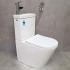 Унитаз Bloomix Prime F2071SR/UF1 Ceramic+ безободковый с раковиной