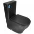 Унитаз Bloomix Black Barron 3.0 AD3091MBT/UF1 безободковый торнадо