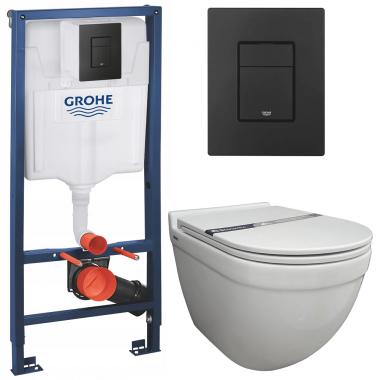 Инсталляция Grohe Rapid SL 38811KF0 + унитаз Bloomix Matrix 2.0 T12601R/UF1 безободковый с сиденьем