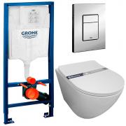 Инсталляция Grohe 38772001 + унитаз Bloomix Trend Long 2.0 AD1203R/UF1 безободковый с сиденьем