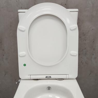 Унитаз Bloomix Rittberger AD3092TSB/F1 Ceramic+ безободковый торнадо с функцией биде и смесителем
