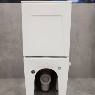 Унитаз Bloomix Rittberger AD3092TSB/F1 Ceramic+ безободковый торнадо с функцией биде и смесителем