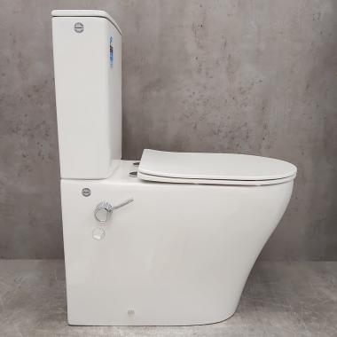 Унитаз Bloomix Rittberger AD3092TSB/F1 Ceramic+ безободковый торнадо с функцией биде и смесителем