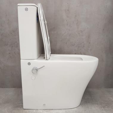 Унитаз Bloomix Rittberger AD3092TSB/F1 Ceramic+ безободковый торнадо с функцией биде и смесителем
