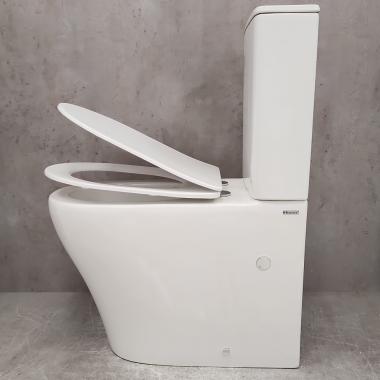 Унитаз Bloomix Rittberger AD3092TSB/F1 Ceramic+ безободковый торнадо с функцией биде и смесителем