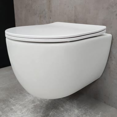 Инсталляция Geberit 458.103.00.1 + унитаз Bloomix Diva MD1211R/UF1 безободковый Ceramic+ с сиденьем