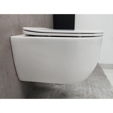 Инсталляция Geberit 458.103.00.1 + унитаз Bloomix Diva MD1211R/UF1 безободковый Ceramic+ с сиденьем