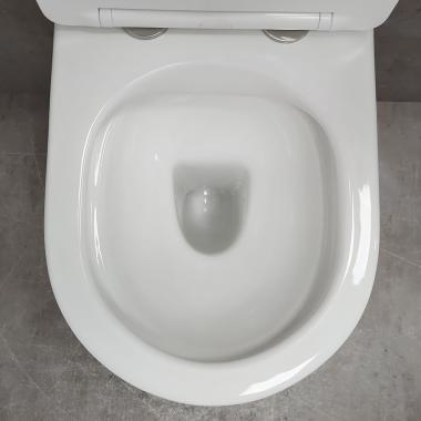 Инсталляция Geberit 458.128.21.1 + унитаз Bloomix Diva MD1211R/UF1 безободковый Ceramic+ с сиденьем