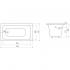 Ванна чугунная Bloomix Elba 170x70 BLE177045