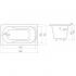 Ванна чугунная Bloomix Waldorf 160x80 BLW168042-H с ручками