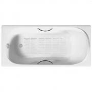 Ванна чугунная Bloomix Waldorf 180x80 BLW188045-H-ANS с ручками и антискользящим покрытием