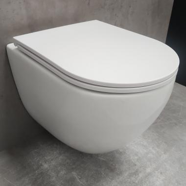 Унитаз подвесной Bloomix Altair 3.0 AD1255T/UF1 безободковый торнадо