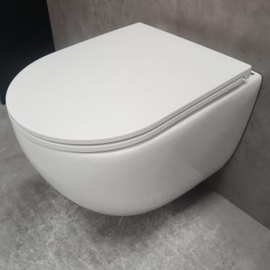 Унитаз подвесной Bloomix Altair 3.0 AD1255T/UF1 безободковый торнадо