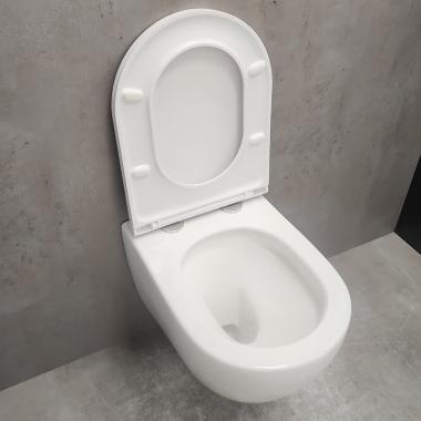 Унитаз подвесной Bloomix Altair 3.0 AD1255T/UF1 безободковый торнадо