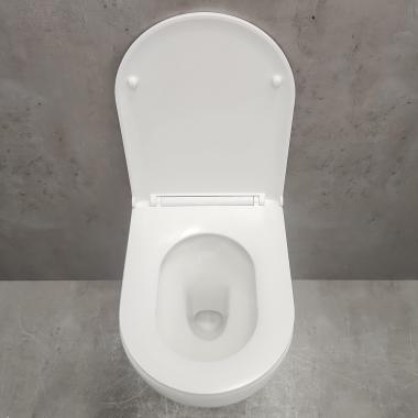 Унитаз подвесной Bloomix Altair 3.0 AD1255T/UF1 безободковый торнадо